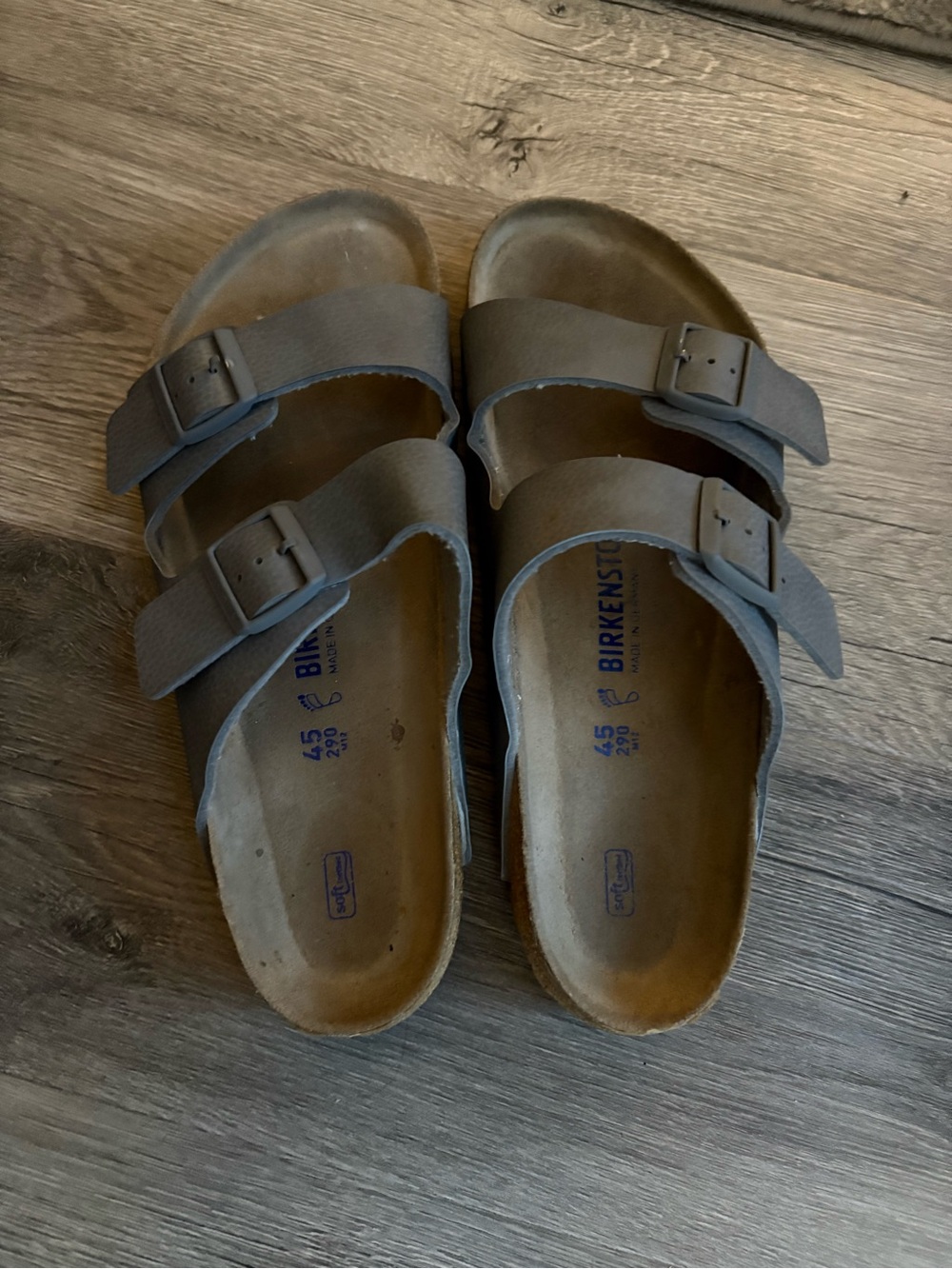 Mens Birkenstock size 45-11-11.5 Gray